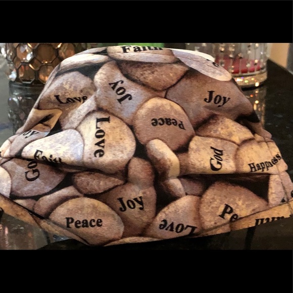 Accessories - Peace Pebbles Inspiring Words Face Mask